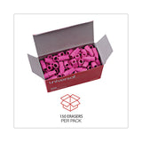 Universal® Pencil Cap Erasers, For Pencil Marks, Pink, 150/Pack (UNV55150) Pack of 150