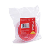 Universal® Sponge Cup Moistener, 3" Diameter, Clear (UNV56503) Each