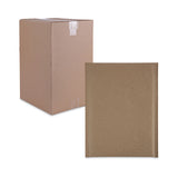 Universal® Natural Self-Seal Cushioned Mailer, #0, Barrier Bubble Air Cell Cushion, Self-Adhesive Closure, 6 x 10, Kraft, 200/Carton (UNV62425) Case of 200