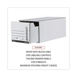 Universal® Economy Storage Drawer Files, Letter Files, White, 6/Carton (UNV85120) Case of 6