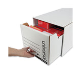 Universal® Economy Storage Drawer Files, Letter Files, White, 6/Carton (UNV85120) Case of 6