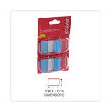 Universal® Page Flags, Blue, 50 Flags/Dispenser, 2 Dispensers/Pack (UNV99002) Pack of 2