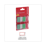 Universal® Page Flags, Green, 50 Flags/Dispenser, 2 Dispensers/Pack (UNV99003) Pack of 2