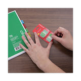 Universal® Page Flags, Green, 50 Flags/Dispenser, 2 Dispensers/Pack (UNV99003) Pack of 2