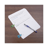 Universal® Deluxe Message Arrow Flags, "Initial Here", Blue, 100/Pack (UNV99009) Pack of 100