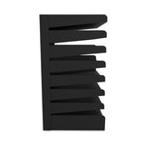 Safco® Steel Horizontal-Tray Desktop Sorter, 8 Sections, Letter Size Files, 12" x 9.5" x 17.75", Black, Ships in 1-3 Business Days (SAF3129BL) Each