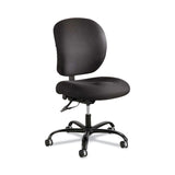 Safco® Alday Intensive-Use Chair, Supports Up to 500 lb, 17.5" to 20" Seat Height, Black (SAF3391BL) Each