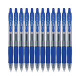 Pilot® G2 Premium Gel Pen, Retractable, Fine 0.7 mm, Blue Ink, Smoke/Blue Barrel, 12/Pack (PIL31021) 1 Dozen
