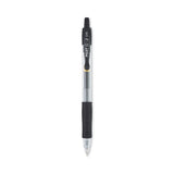 Pilot® G2 Premium Gel Pen, Retractable, Extra-Fine 0.5 mm, Black Ink, Smoke/Black Barrel, Dozen (PIL31002) 1 Dozen