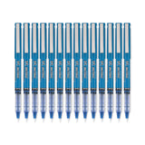 Pilot® Precise V5 Roller Ball Pen, Stick, Extra-Fine 0.5 mm, Blue Ink, Blue/Clear Barrel, Dozen (PIL35335) 1 Dozen