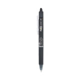Pilot® FriXion Clicker Erasable Gel Pen, Retractable, Fine 0.7 mm, Black Ink, Black Barrel, Dozen (PIL31450) 1 Dozen