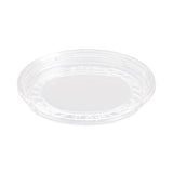 SOLO® Bare Eco-Forward RPET Deli Container Lids, Recessed Lid, Fits 8 oz, Clear, Plastic, 50/Pack, 10 Packs/Carton (SCCLG8R) Case of 500
