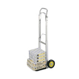 Safco® HideAway Aluminum Hand Truck, 250 lb Capacity, 15.5 x 16.5 x 43.5, Aluminum (SAF4061) Each