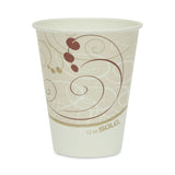 SOLO® Double Sided Poly (DSP) Paper Cold Cups, 12 oz, Symphony Design, 80/Sleeve, 25 Sleeves/Carton (SCCRP12SPSYM) Case of 2000
