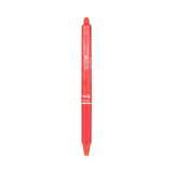 Pilot® FriXion Clicker Erasable Gel Pen, Retractable, Fine 0.7 mm, Red Ink, Red Barrel, Dozen (PIL31452) 1 Dozen