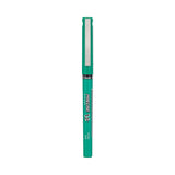 Pilot® Precise V5 Roller Ball Pen, Stick, Extra-Fine 0.5 mm, Green Ink, Green/Clear Barrel, Dozen (PIL25104) 1 Dozen