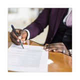 Pilot® Varsity Fountain Pen, Medium 1 mm, Blue Ink, Clear/Black/Blue Barrel (PIL90011) Each