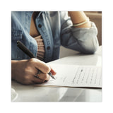 Pilot® Varsity Fountain Pen, Medium 1 mm, Black Ink, Clear/Black Barrel (PIL90010) Each