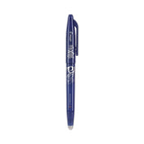 Pilot® FriXion Ball Erasable Gel Pen, Stick, Fine 0.7 mm, Blue Ink, Blue Barrel, Dozen (PIL31551) Each