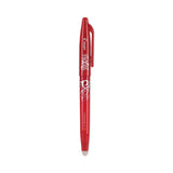 Pilot® FriXion Ball Erasable Gel Pen, Stick, Fine 0.7 mm, Red Ink, Red Barrel, Dozen (PIL31552) Box of 12