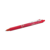Pilot® FriXion Clicker Erasable Gel Pen, Retractable, Fine 0.7 mm, Red Ink, Red Barrel, Dozen (PIL31452) 1 Dozen