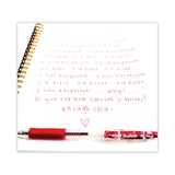 Pilot® EasyTouch Ballpoint Pen, Retractable, Medium 1 mm, Red Ink, Clear Barrel, Dozen (PIL32222) 1 Dozen