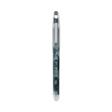 Pilot® Precise P-700 Gel Pen, Stick, Fine 0.7 mm, Black Ink, Black Barrel, Dozen (PIL38610) 1 Dozen