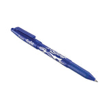 Pilot® FriXion Ball Erasable Gel Pen, Stick, Fine 0.7 mm, Blue Ink, Blue Barrel, Dozen (PIL31551) Each