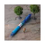Pilot® B2P Bottle-2-Pen Recycled Ballpoint Pen, Retractable, Medium 1 mm, Blue Ink, Translucent Blue Barrel, Dozen (PIL32801) 1 Dozen