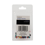 Advantus Map Tacks, Plastic, Assorted, 0.38", 100/Box (GEMMTA) Box of 100