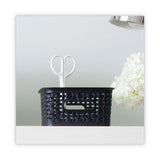 Advantus Plastic Weave Bin, Small, 10" x 7.5" x 4", Black (AVT36000) Each