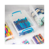 Advantus Super Stacker Large Pencil Box, Plastic, 9 x 5.5 x 2.62, Clear (AVT37539) Each
