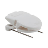 Advantus Wall Clips for Fabric Panels, 40 Sheet Capacity, White, 4/Pack (AVT75300) Pack of 4