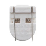 Advantus Wall Clips for Fabric Panels, 40 Sheet Capacity, White, 4/Pack (AVT75300) Pack of 4