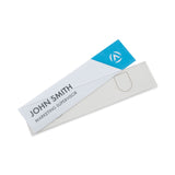 Advantus Panel Wall Sign Name Holder, Acrylic, 9 x 2, Clear (AVT75318) Each