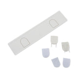 Advantus Panel Wall Sign Name Holder, Acrylic, 9 x 2, Clear (AVT75318) Each