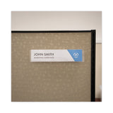 Advantus Panel Wall Sign Name Holder, Acrylic, 9 x 2, Clear (AVT75318) Each