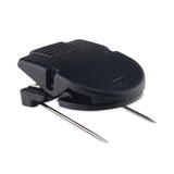 Advantus Wall Clips for Fabric Panels, 40 Sheet Capacity, Black, 20/Box (AVT75344) Pack of 20