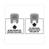 Advantus Grip-A-Clip Magnetic/Adhesive Clips, 0.13" Jaw Capacity, Gray, 10/Box (AVT91172) Box of 10