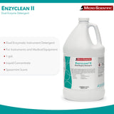 Enzyclean® II Dual Enzymatic Instrument Detergent Liquid Concentrate 1 gal. Jug Spearmint Scent (244200_CS) 4/CS