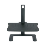 Safco® Height-Adjustable Footrest, 20.5w x 14.5d x 3.5 to 21.5h, Black (SAF2129BL) Each