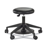 Safco® Lab Stool, Backless, Supports Up to 250 lb, 19.25" to 24.25" Seat Height, Black (SAF3437BL) Each