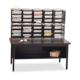 Safco® Onyx Mesh Literature Sorter, 20 Compartments, 19 x 15.25 x 59, Black (SAF7770BL) Each