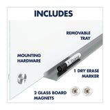 Quartet® Brilliance Glass Dry-Erase Boards, 36 x 24, White Surface (QRTG23624W) Each