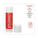 Universal® Glue Stick, 1.3 oz, Applies and Dries Clear, 12/Pack (UNV76752) 12 Rolls
