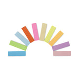 Universal® Self-Stick Page Tabs, 0.5" x 2", Assorted Colors, 500/Pack (UNV99026) Pack of 500