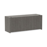 Alera® Alera Valencia Series Credenza Shell, 70.88w x 23.63d x 29.5h, Gray (ALEVA257224GY) Each