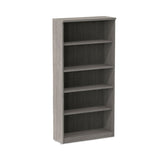 Alera® Alera Valencia Series Bookcase, Five-Shelf, 31.75w x 14d x 64.75h, Gray (ALEVA636632GY) Each