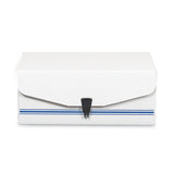 Bankers Box® LIBERTY BINDER-PAK, Letter Files, 9.13" x 11.38" x 4.38", White/Blue (FEL48110) Each