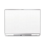 Quartet® Prestige 2 Magnetic Total Erase Whiteboard, 48 x 36, White Surface, Graphite Fiberboard/Plastic Frame (QRTTEM544G) Each
